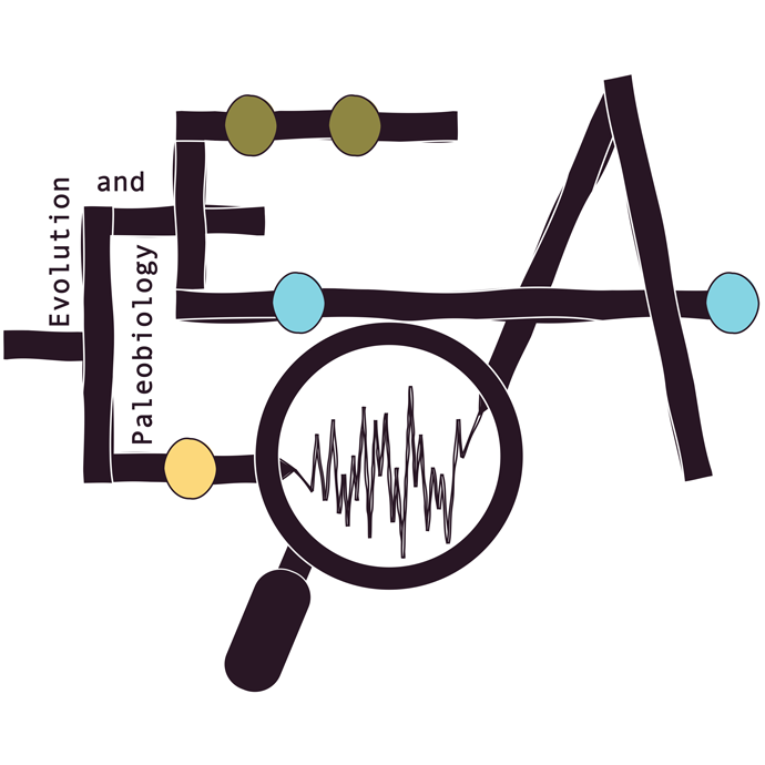 logo of with phylogenetic tree magnifying glass