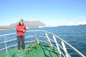 Charlotte carries out a lot of fieldwork on the African continent, but she also studies plants of the Arctic. Here from an expedition to Greenland.&amp;#160;