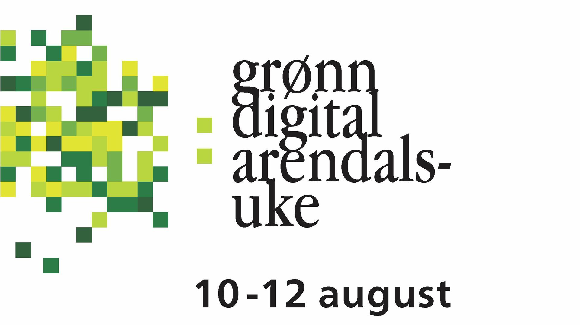 Logo for Grønn digital Arendalsuke