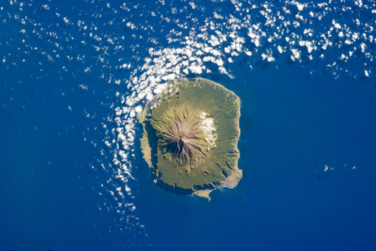 satelittbilde av atlanterhavsøy