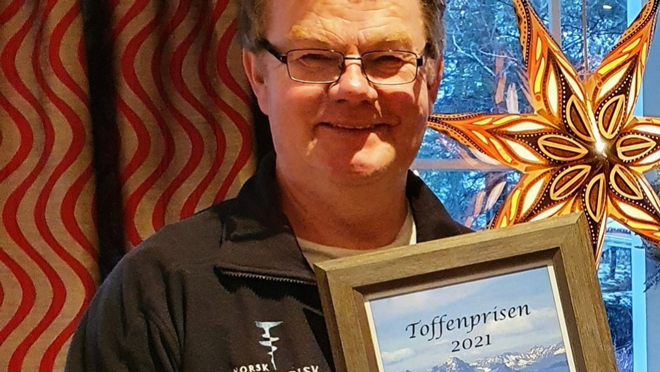 Hans Arne Nakrem med Toffenprisen