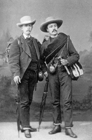 "Gutta på tur". Waldemar Brøgger og Hans Henrik Reusch på Corsica i 1876.
