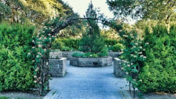 Portalen til Dufthagen i Botanisk hage